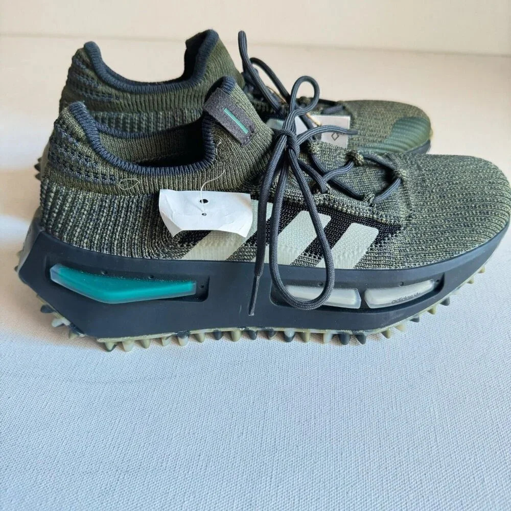 adidas Green and Gray Women's Sneakers